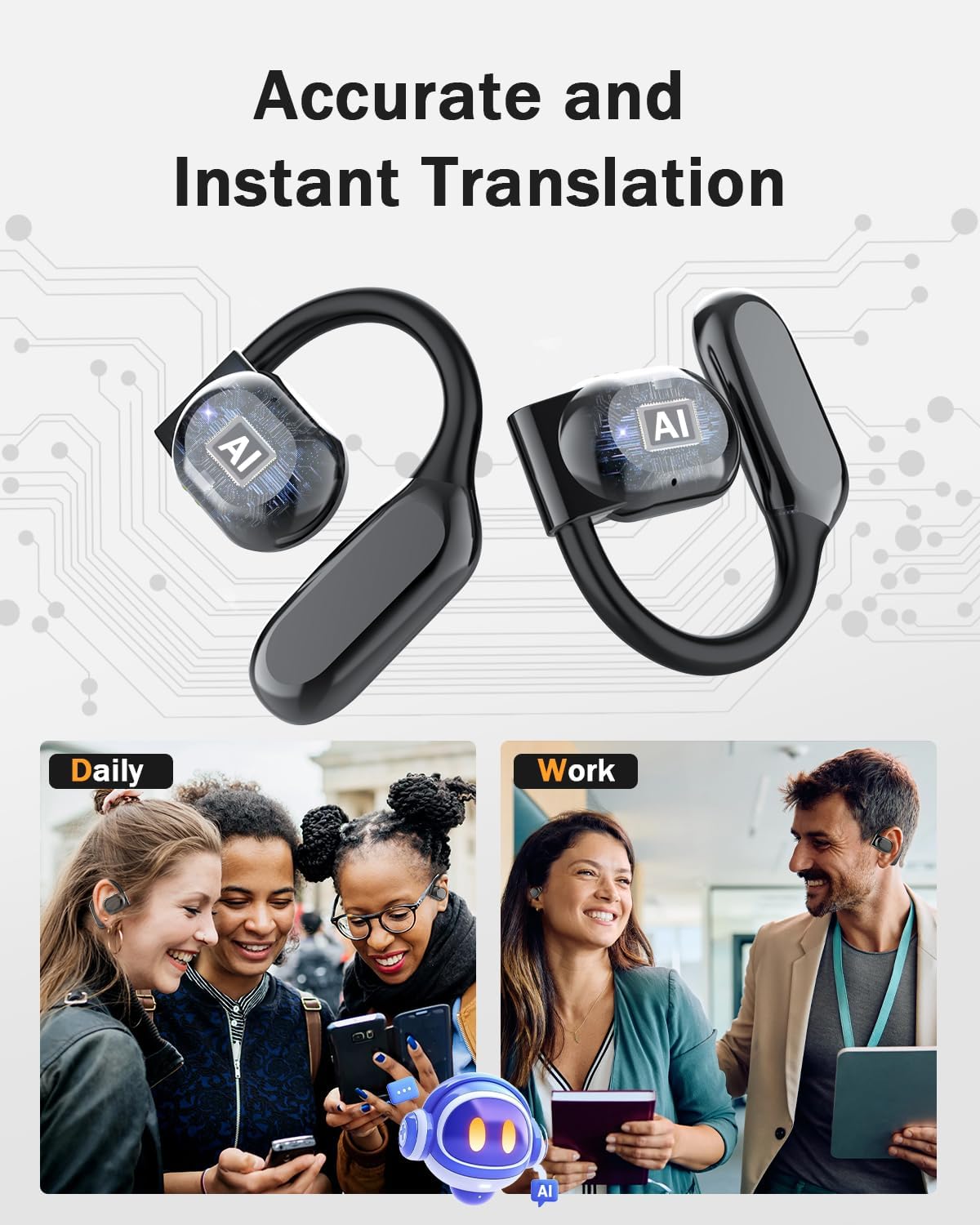 Ecouteurs Traduction Instantanée Wiwix